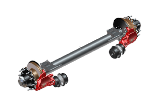 Axles for "TONAR" semi-trailers