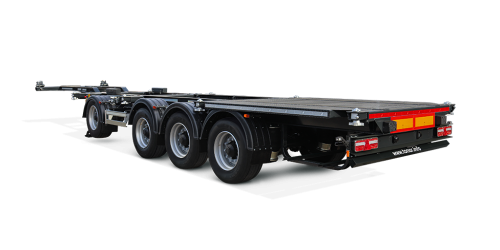Container chassis semi-trailers