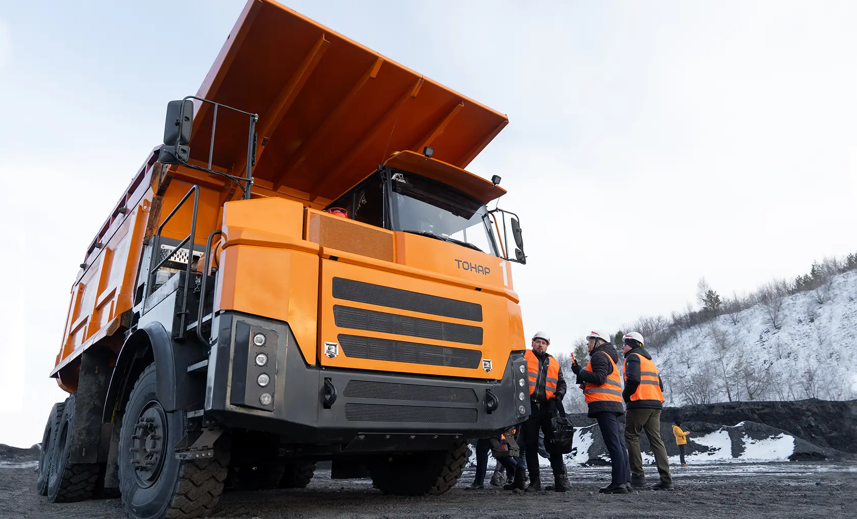 Тонар-7504 в деле